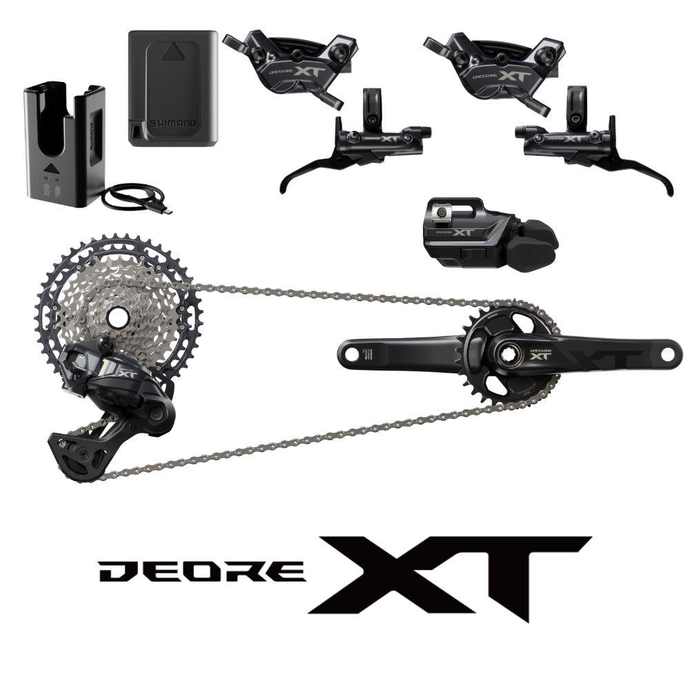 SHIMANO Gruppe XT DI2 12-fach 175 mm 34Z 9-45 Kassette - moderne MTB-Schalt- und Bremslösung