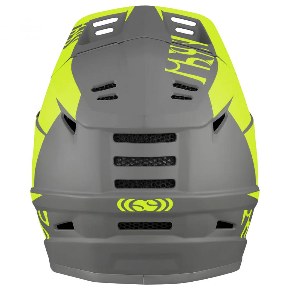 IXS Sports Division iXS XACT Evo helmet L/XL Lime-Graphite - Fullface-Helm für Downhill & Enduro