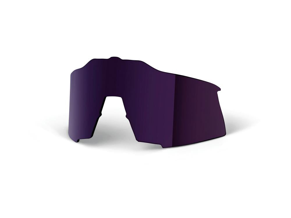 100% Speedcraft - Smoke Replacement Lens unis Dark Purple - maximale Sicht bei hellem Licht