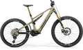 MERIDA eONE-SIXTY LIMITED E-Mountainbike Fully - Größe L - Shimano EP801 - 600 Wattstunden - Carbonrahmen - oak bark golden black