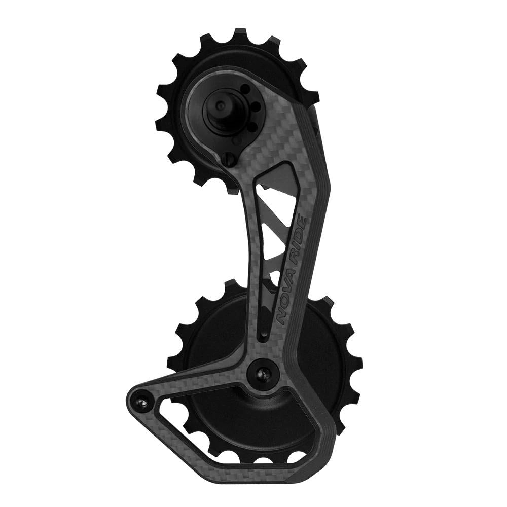 Nova Ride CCD EVO S 12-fach Schaltwerkskäfig schwarz für Shimano Ultegra Dura-Ace.