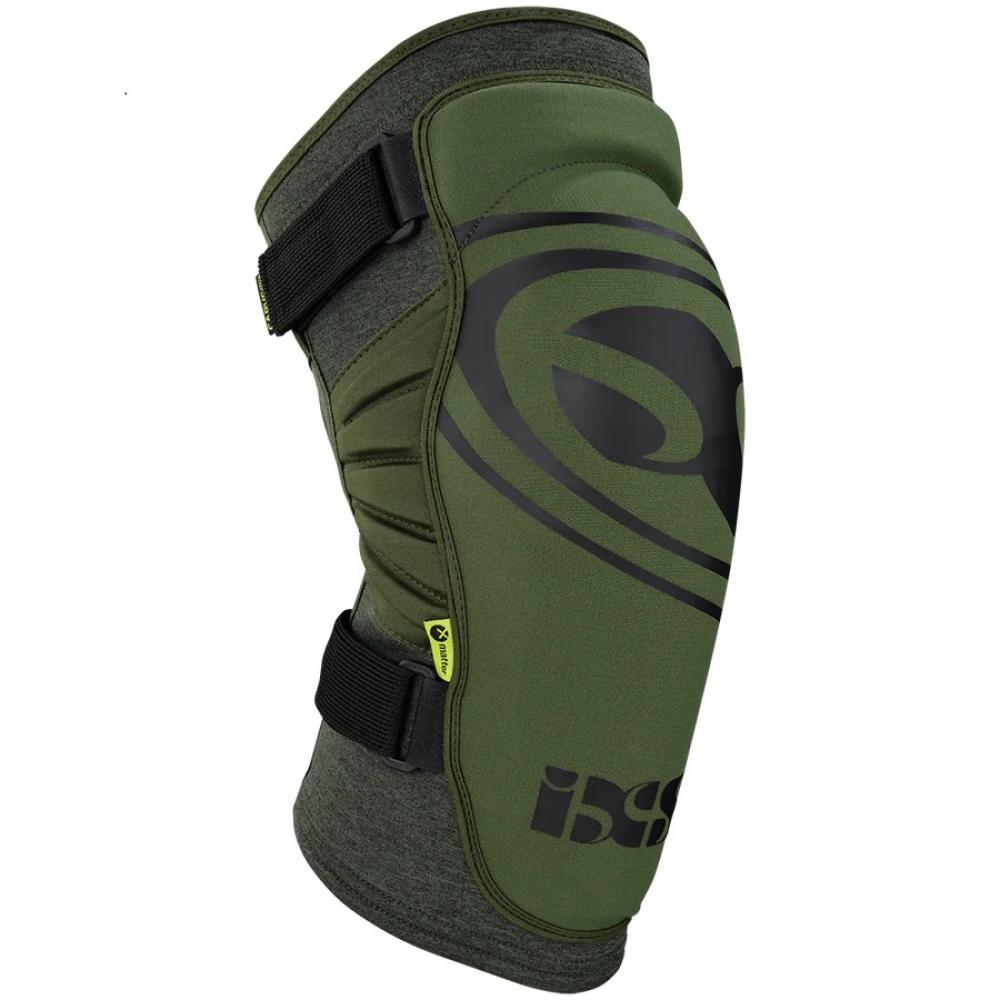 IXS Sports Division iXS Carve EVO+ knee guard M olive - leichter Knieschutz für Freeride & Enduro