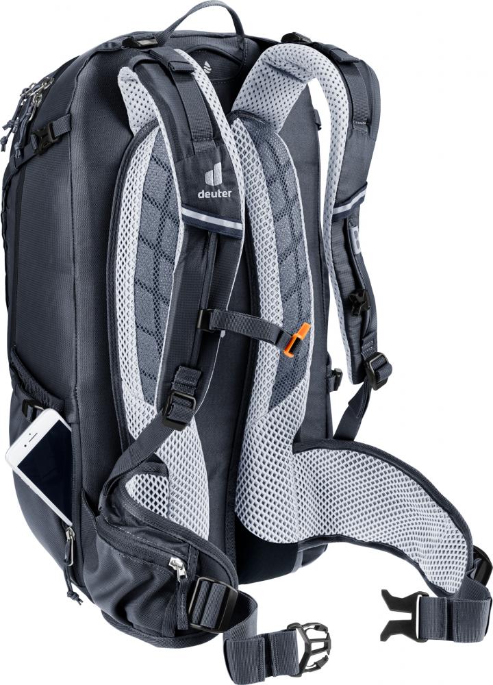 Deuter Trans Alpine 30 Fahrradrucksack Schwarz - Rucksack für alpine Mehrtagestouren