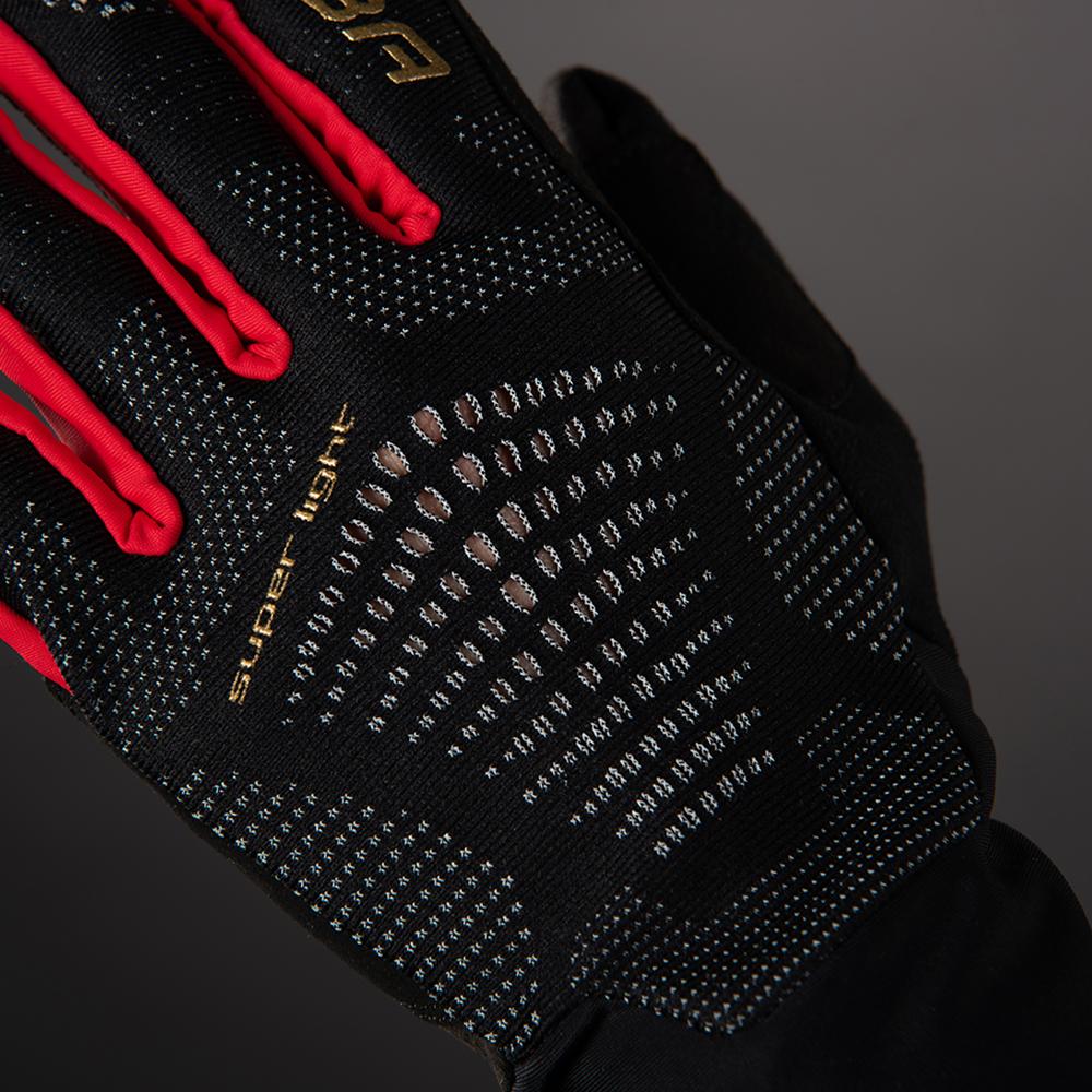 CHIBA Superlight - Radhandschuhe XXL schwarz/rot, atmungsaktiv & leicht
