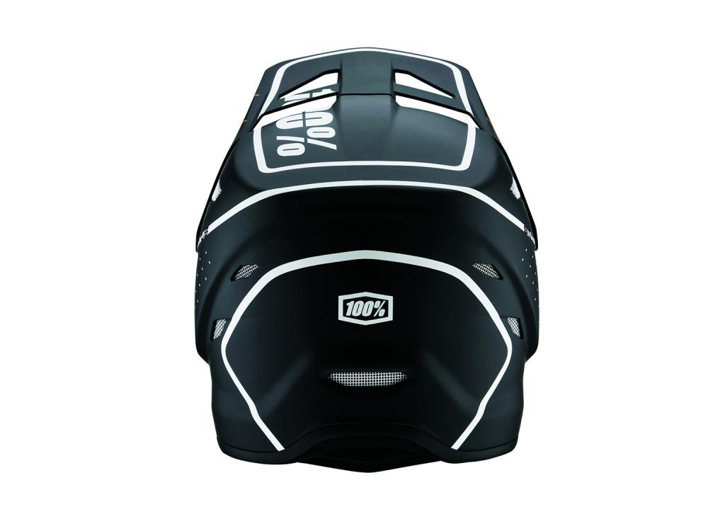 100% Status helmet XL Dreamflow Black - leichter Fullface-Helm mit Top-Schutz