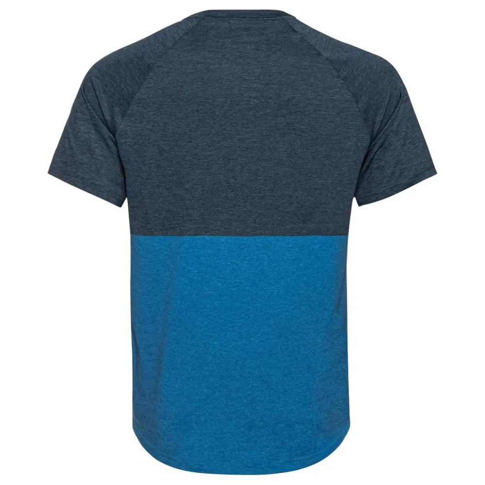 Odlo Men´s T-shirt crew neck s/s RIDE EASY blue wing teal melange indigo bunting melange Größe S