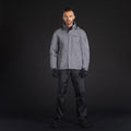 CHIBA Allweather Jacke - wasserdicht, winddicht, atmungsaktiv, reflektierend, XXL, hellgrau