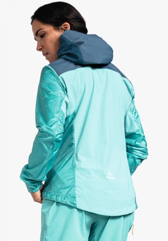 Schöffel Hybrid Jkt Flow Trail L hidden cove grün Größe 40