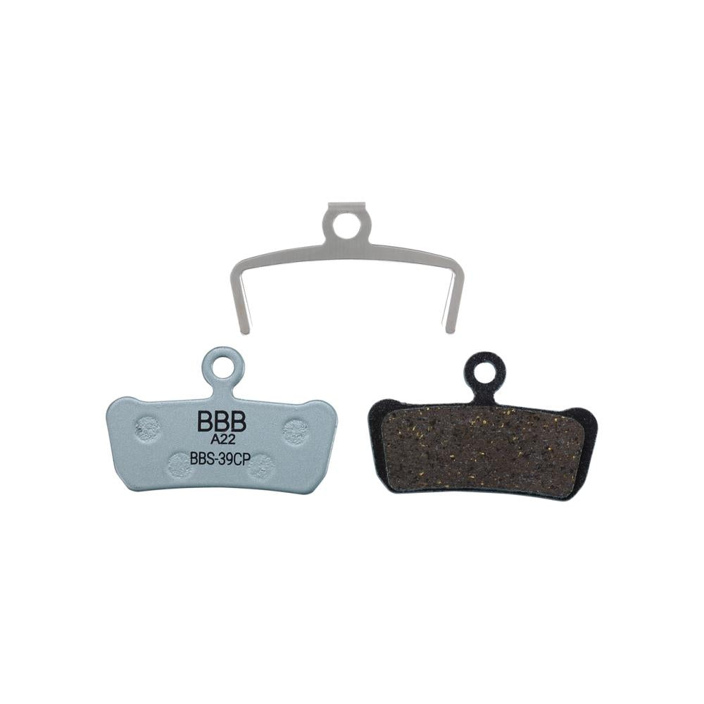 BBB Cycling DiscStop Coolfin BBS-39CP Stahlblau - organische Disc-Bremsbeläge für starke Kontrolle