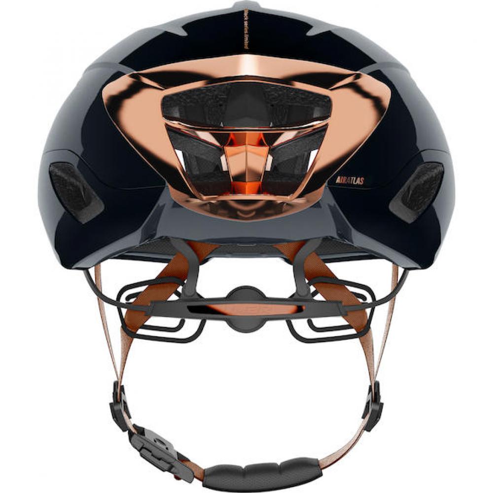 Limar Air Atlas W&B Midnight Black Bronze S Schwarz/Bronze - aerodynamischer Rennradhelm