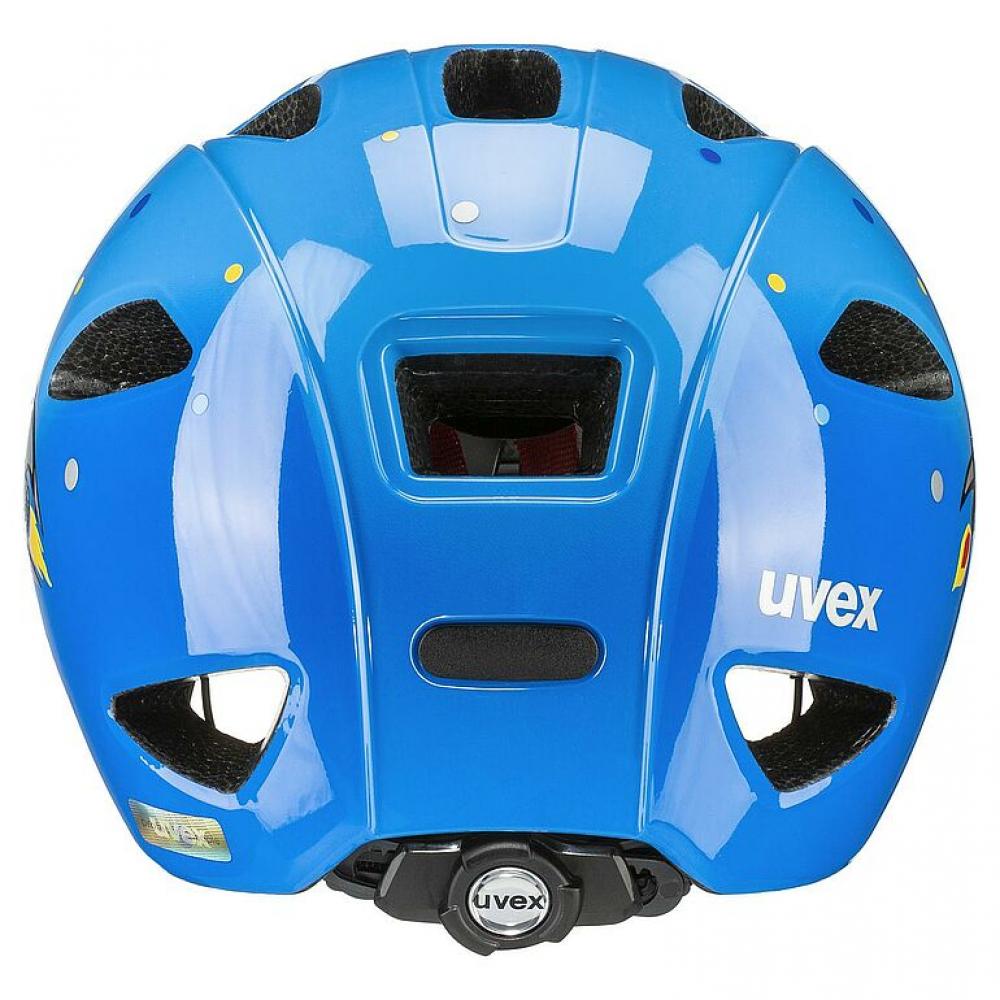 uvex oyo style Kinder-Fahrradhelm blue rocket 45-50 Zentimeter - Baby Bear Polsterung, xTRA Shield, KID PROtect, EN 1078, 230 Gramm