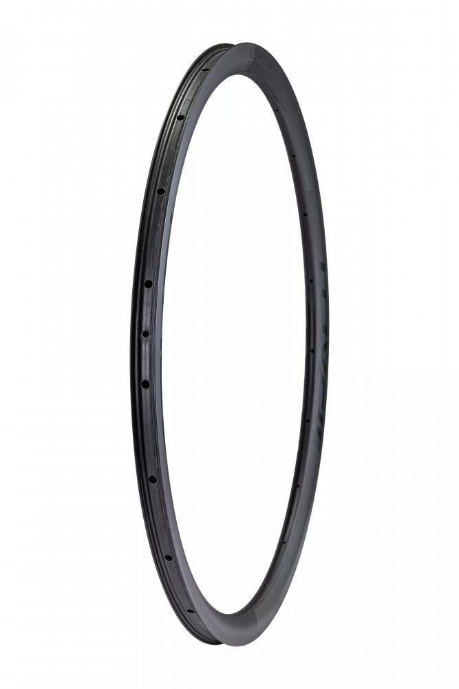 ALPINIST RIM MY22 ALPINIST CLX II - 700C FRONT CARBON 21H DISC 21MM INTERNAL (TUBELESS VERSION) (CR2070) - SATIN CARBON W/ BLACK DCL - Felge