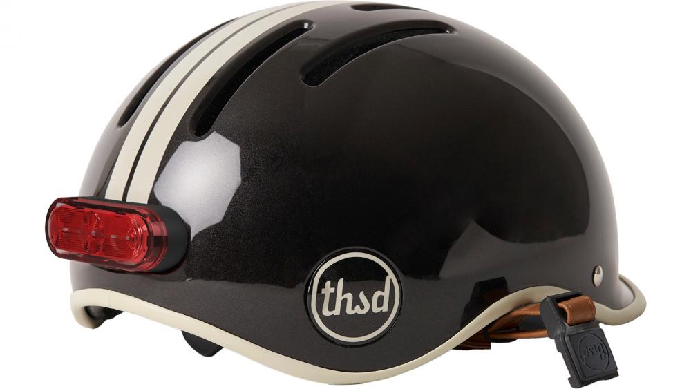 Thousand Heritage 2.0 Fahrradhelm Phantom Black S 54-57 cm - leichter Urban-Helm mit Fidlock Magnetverschluss, Belüftung, abnehmbares Visier