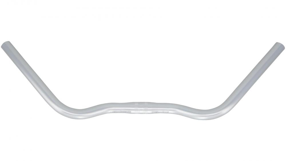 ergotec Lenker Ø 25 - 4 mm 590 mm Höhe 35 mm 47° silber - 25.4 mm