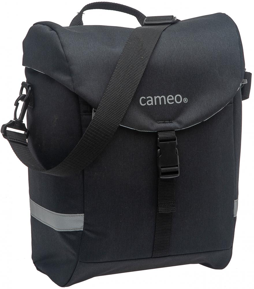 New Looxs Radtasche Cameo Single Black Einzeltasche Black - vielseitige Gepäckträgertasche
