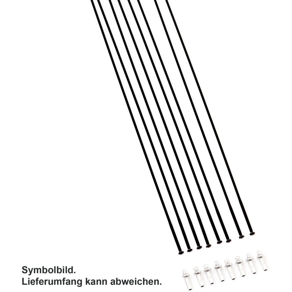DT Swiss Speichenkit für EXC 1200 Classic 27 - 5 Zoll Schwarz - präzise Laufrad-Performance - Speichen Zubehör - 27.5