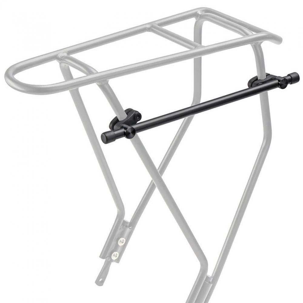 Gepäckträgerstrebe KLICKfix Xtra Rail schwarz, f. Gepäckträger mit Ø 816mm