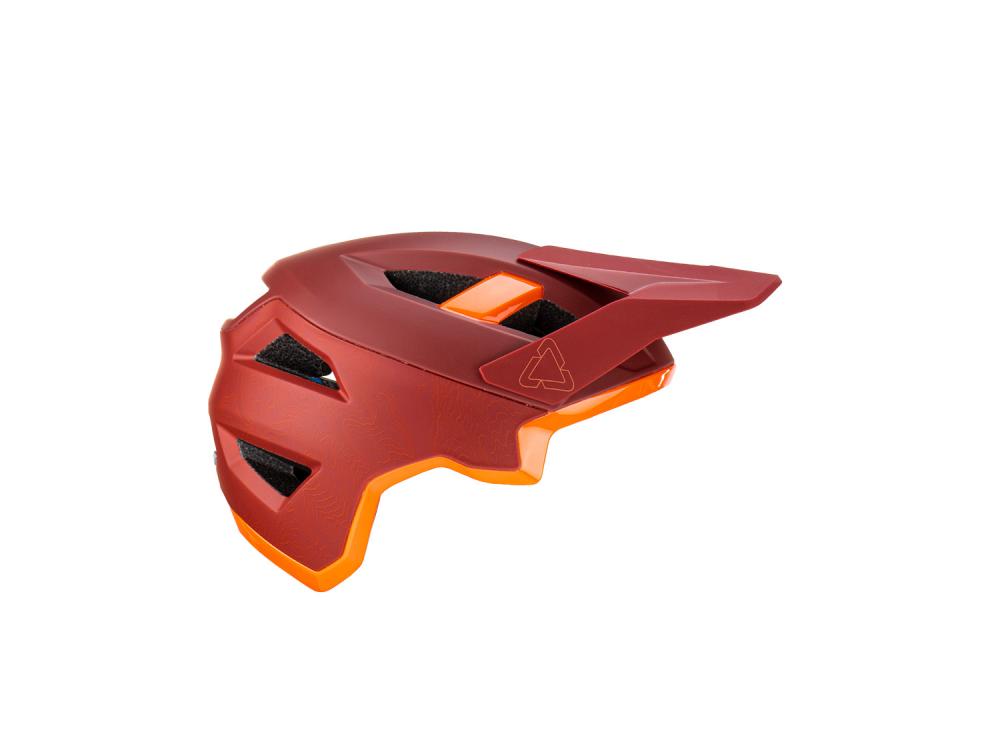 Leatt MTB All Mountain 3.0 Helm in Lava (Rot-Orange) mit Visier
