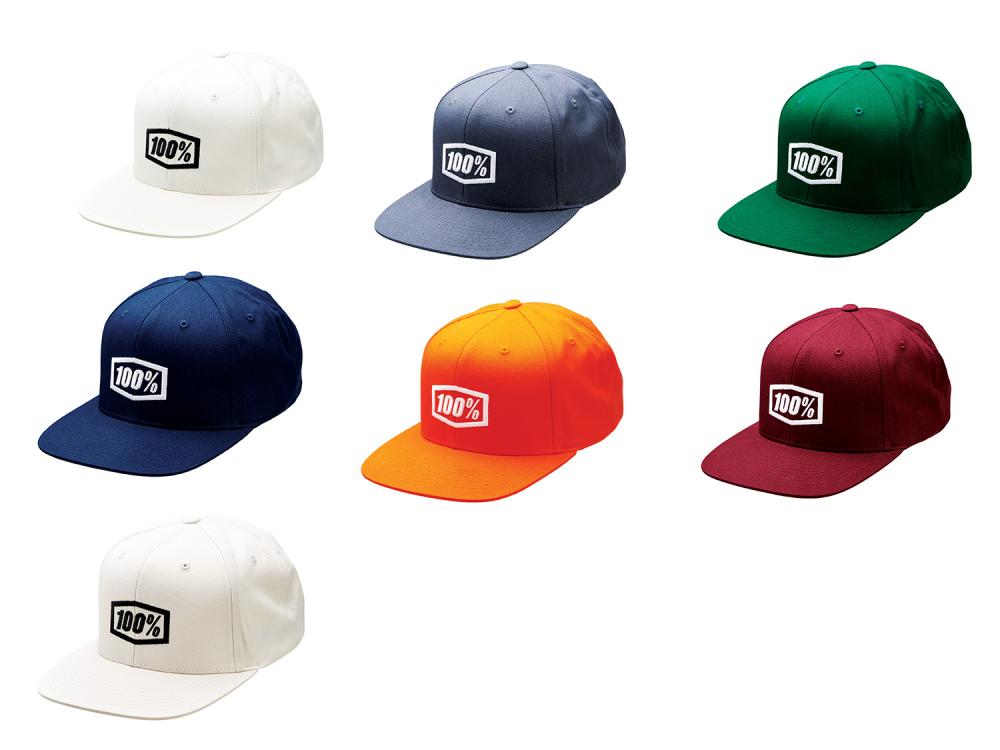 100% Icon AJ Fit Snapback Hat unis navy - stylische Cap in aktueller Generation