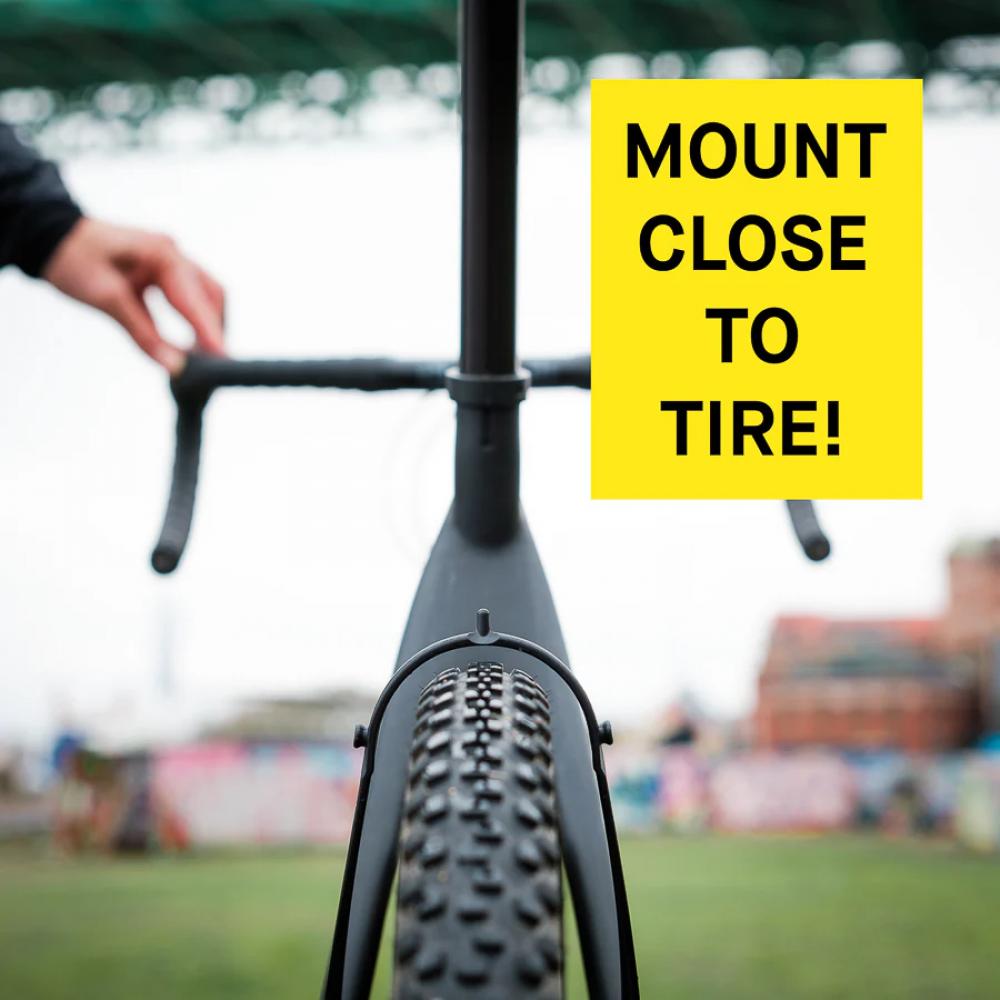 Ass Savers Win Wing 2 Gravel Spektrum ultraleichter, werkzeugloser Hinterrad-Spritzschutz für Gravelbikes bis 60 mm Reifenbreite, 72 g, einfache Montage