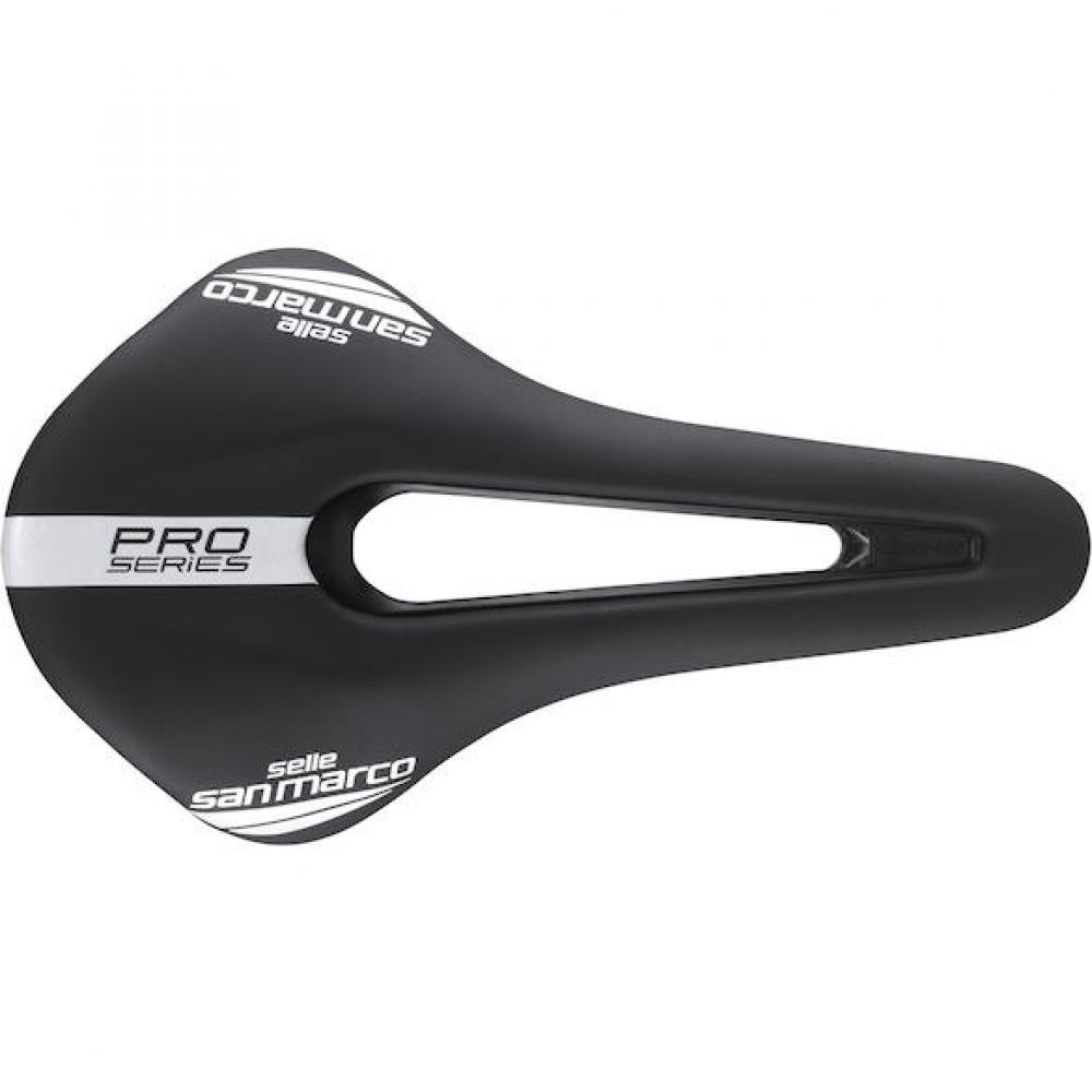 Selle San Marco Sattel Shortfit 2.0 Carbon FX Pro Series 140 x 255 mm Schwarz - maximaler Rennradkomfort