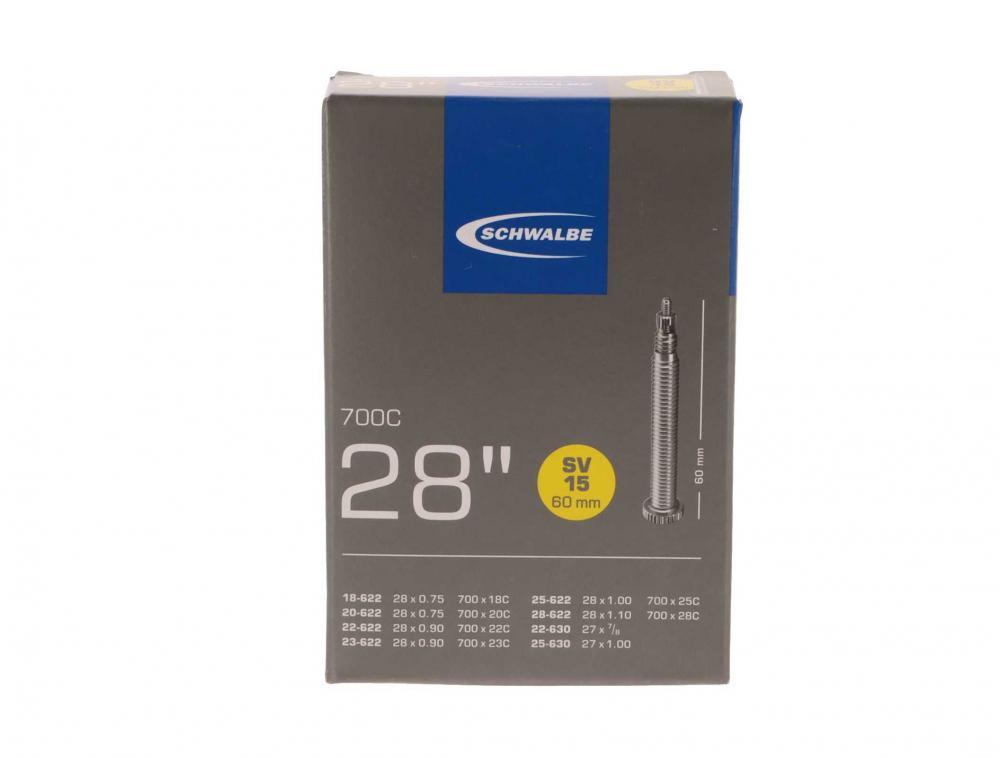 Schwalbe 2x Schlauch SV15 extra lang (18/28-622/630) - 28 Zoll
