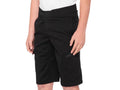100% Ridecamp Youth Short 26" black - komfortable MTB-Shorts für junge Rider