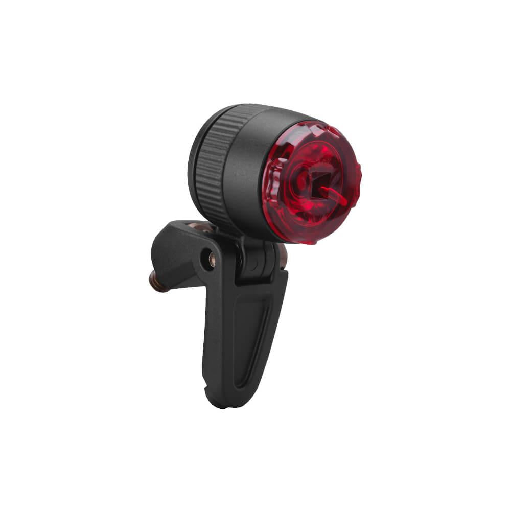Busch&Müller Rücklicht µ E für E-Bike, schwarz, ultra-kompakt, StVZO-zugelassen, für 5-15V DC, seitlich sichtbar, mit Aluminiumgehäuse