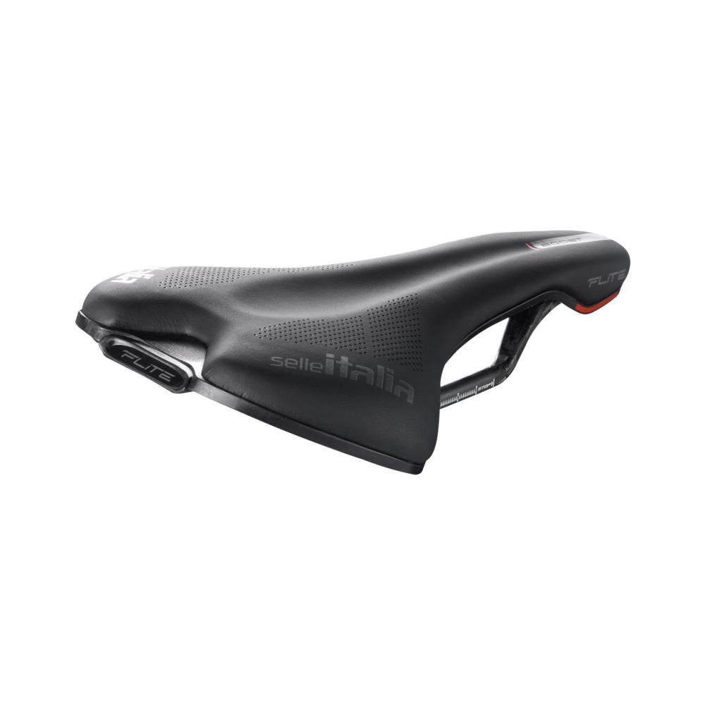 Selle Italia Flite Boost Kit Carbon S1 - Rennrad-/Performance-Sattel kompakt 135 mm, Länge 250 mm, Carbon-Rails Ø 7 × 9 mm, Fibra-Tek Bezug