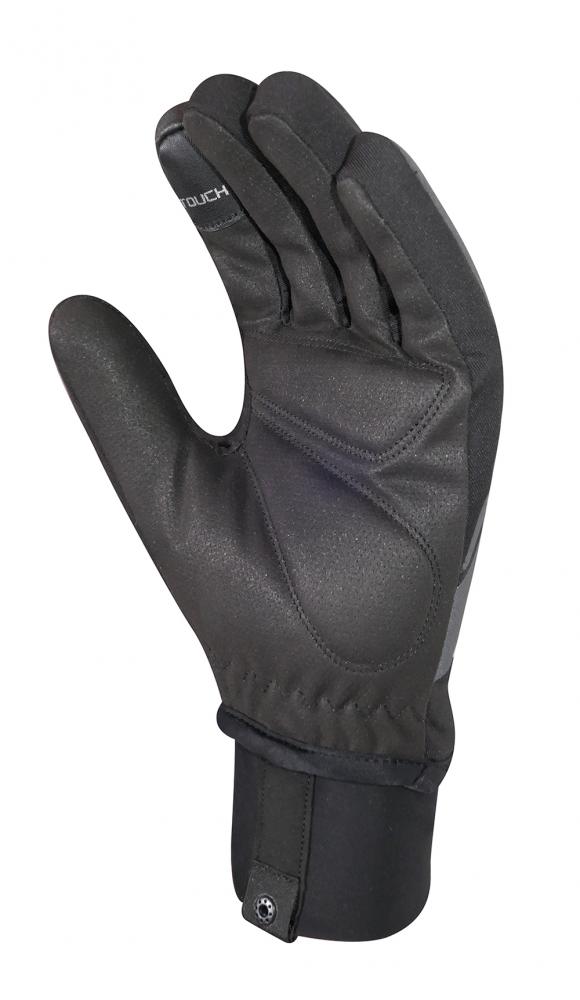 CHIBA Ice II - Winter-Radhandschuhe, Softshell, Primaloft, winddicht, schwarz, Gr. M