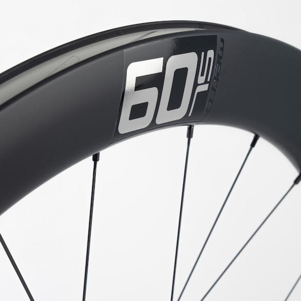 Vision Laufradsatz Metron 60 SL Disc 622x21x60 mm Schwarz/silber - aerodynamische Carbon-Performance
