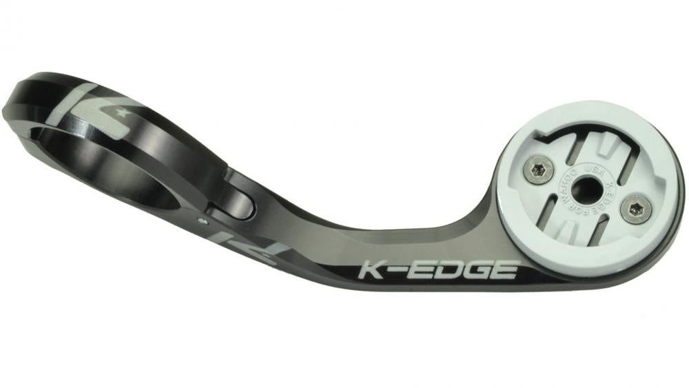 K-Edge Wahoo MAX XL Mount Computerhalter 35,0 Millimeter Lenkerklemme Aluminium Out-Front Halter schwarz für Wahoo ROAM ACE