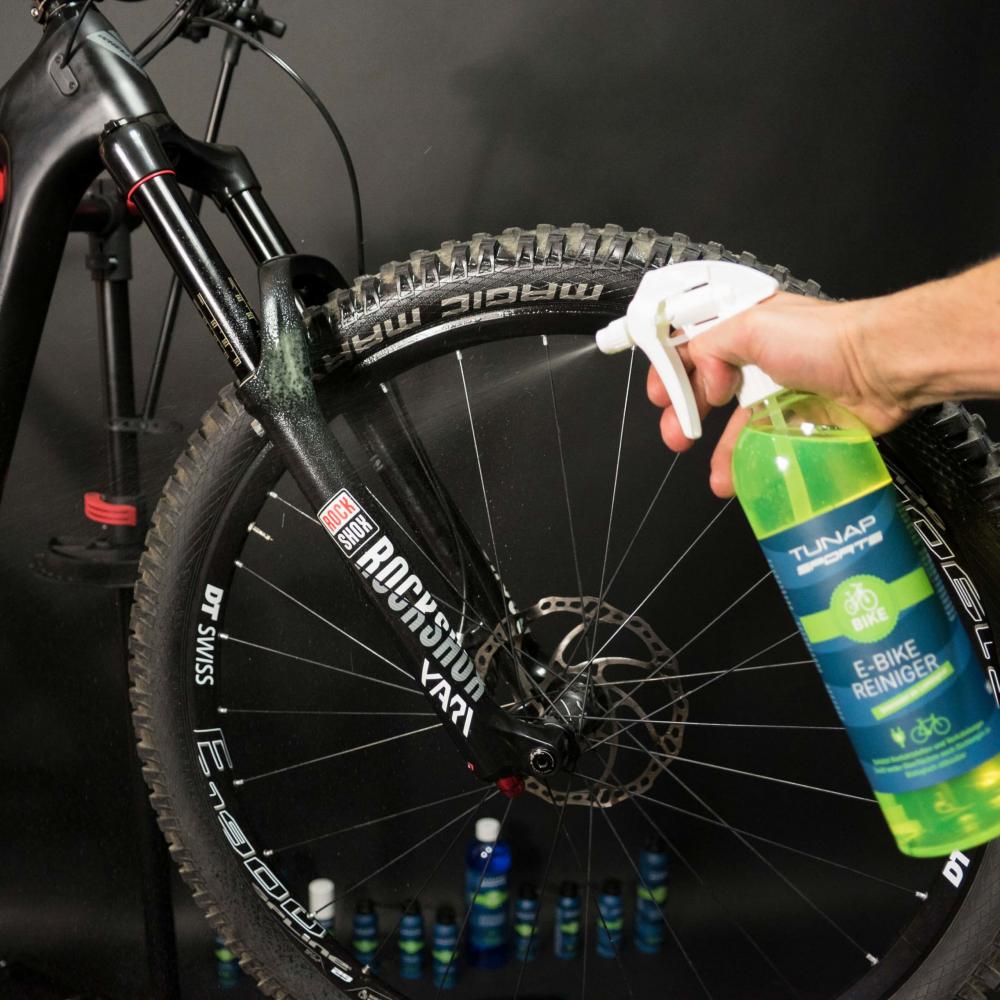 Tunap SPORTS Fahrradreiniger E-Bike ready - Umweltfreundlicher Allrounder in Grün