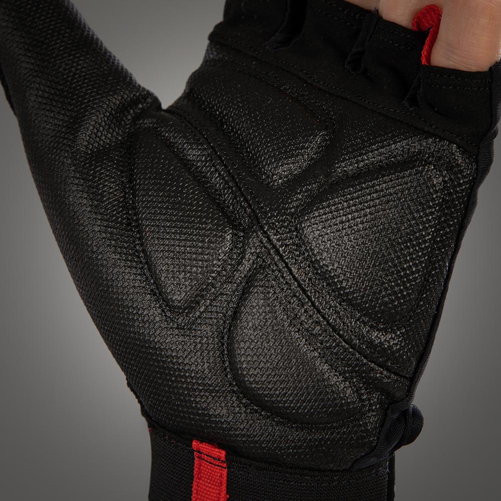 CHIBA Argon Premium II - Radhandschuhe XL schwarz mit Gelpolster & Aramidschutz