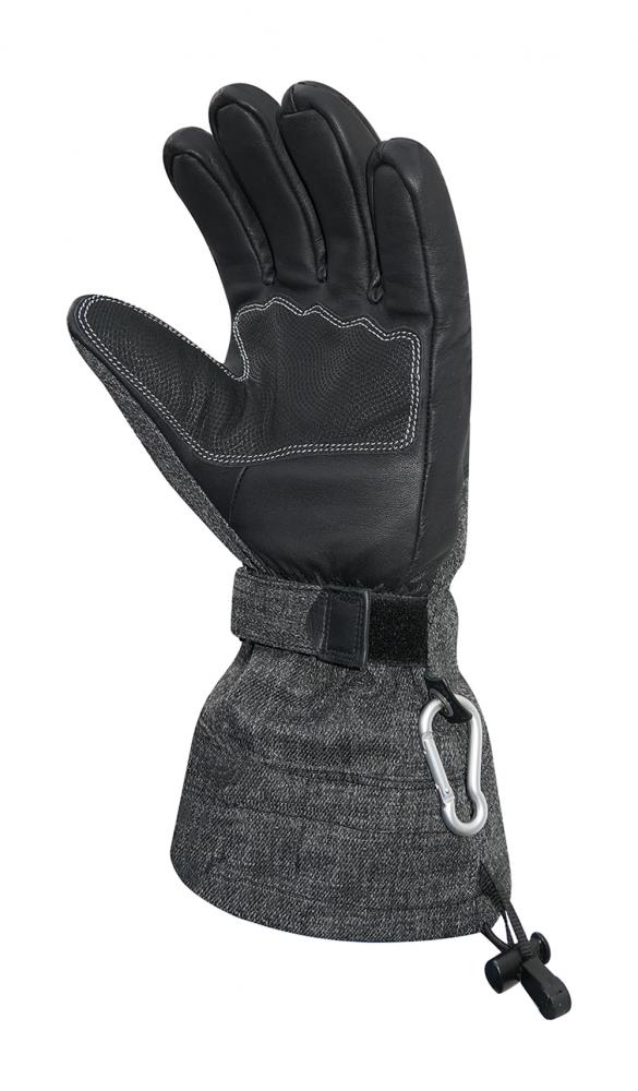CHIBA Alpin Pro - wasserdichte Winter-Radhandschuhe, Primaloft, Lederinnenhand, Größe 7,5