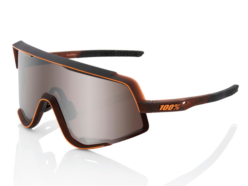 100% Glendale - HiPER Mirror Lens unis Matte Translucent Brown Fade - Performance Sportsonnenbrille