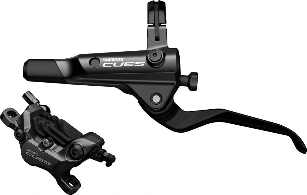 SHIMANO Scheibenbremse CUES U8020 VR Links - hydraulische Vorderradbremse für Flat-Mount