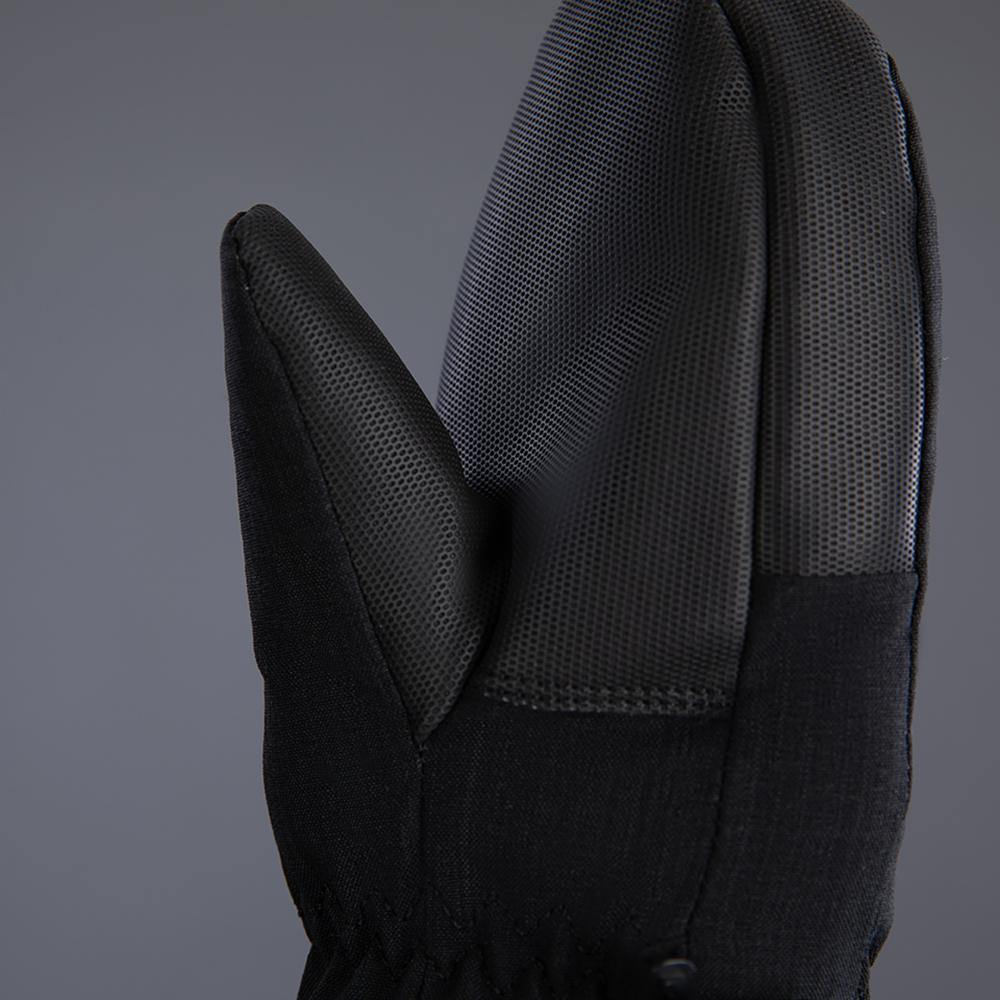 CHIBA Kids Basic Mitten - wasserdichte Kinder Fahrradhandschuhe schwarz Größe II