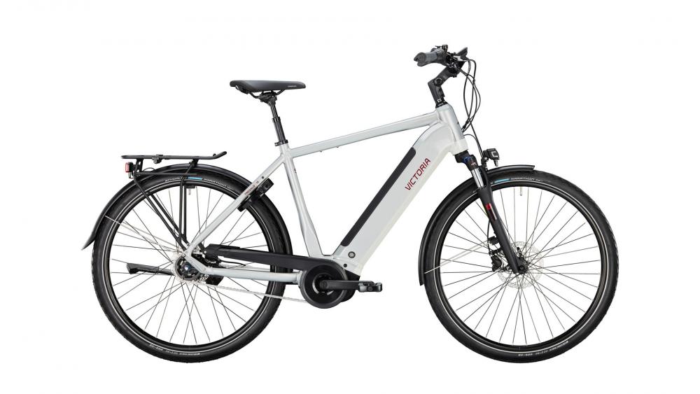 VICTORIA Elektro-Trekkingrad "TRESALO 15" (#1), Diamant, 28", airstream silver, 5-Gang SHIMANO "Nexus" Leerlauf, 50cm