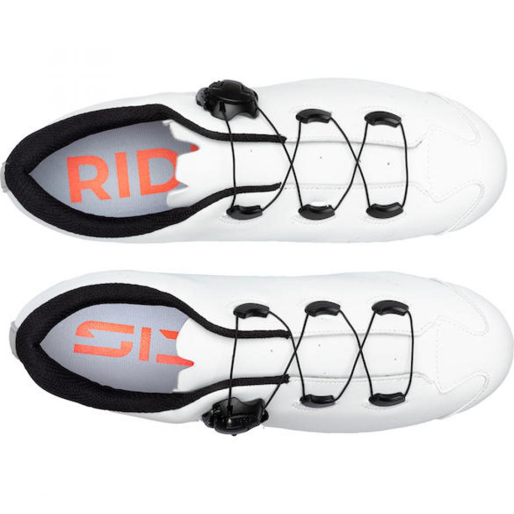Sidi ROAD FAST 2 white/gray 47 Weiß - steifer Rennradschuh mit Aerolite-Carbonsohle