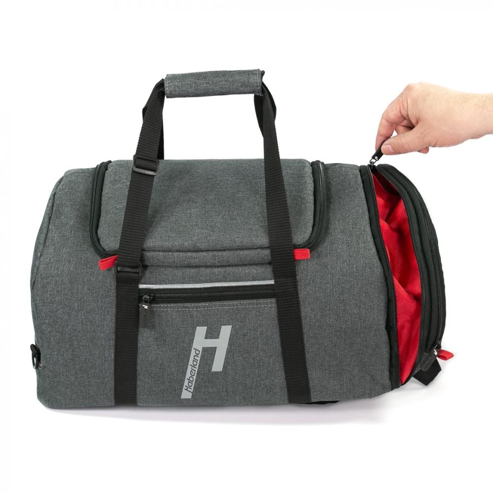Haberland Sport-/Einzeltasche TranSPORTer anthrazit - flexible Transportlösung für Alltag & Tour