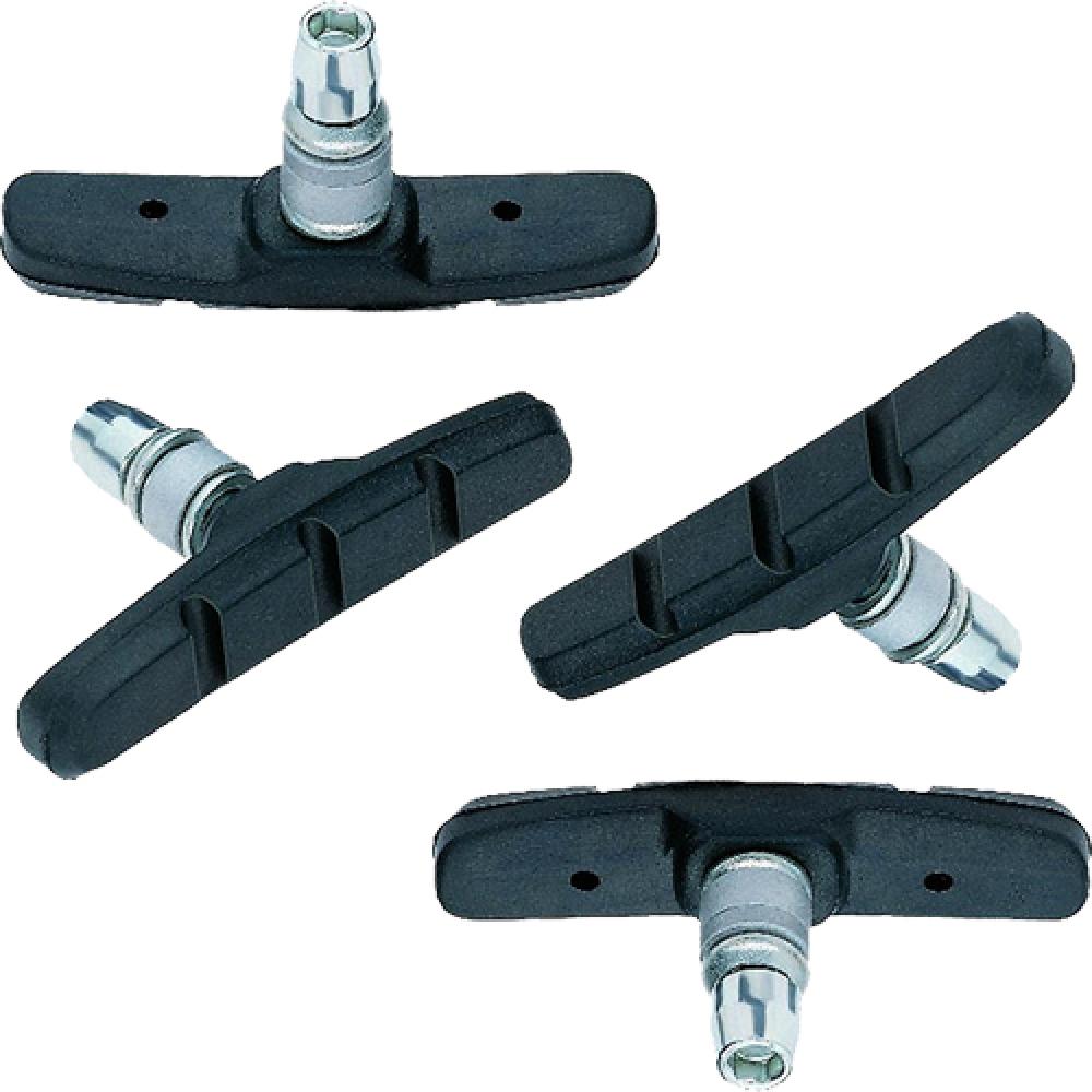 Point V-Brake Bremsschuhe 70 mm symmetrisch schwarz - 2 Paar, Alufelge