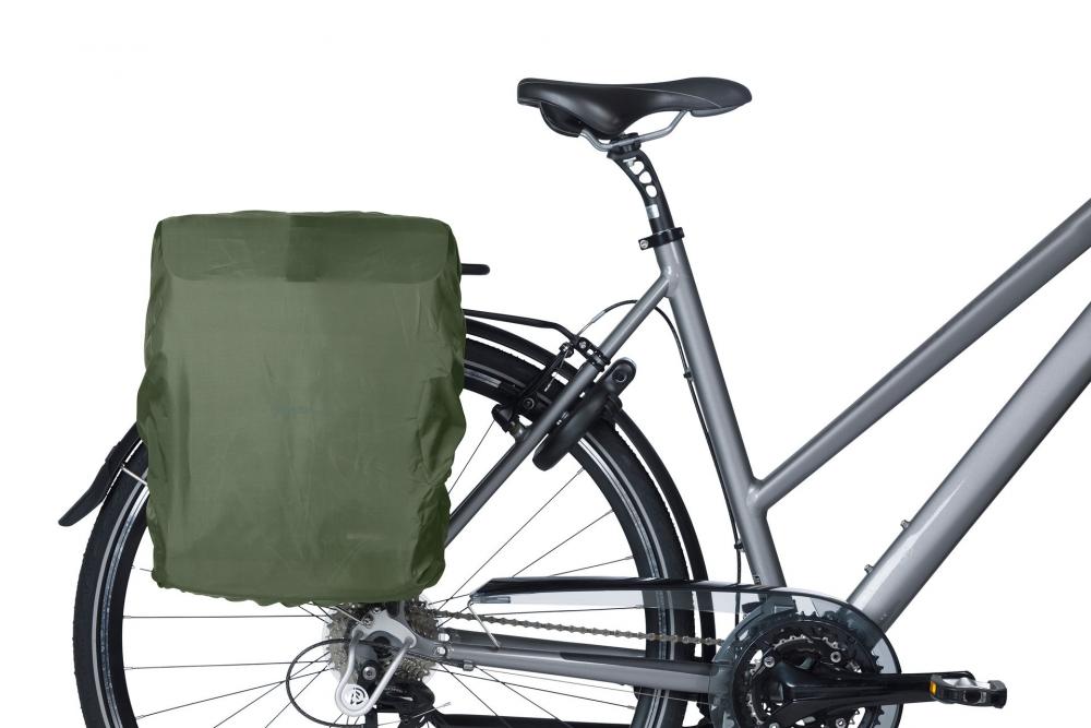 Basil Move MIK Studs Einzeltasche 15 Liter Braun - Wasserabweisende Fahrradtasche mit MIK-Befestigungssystem