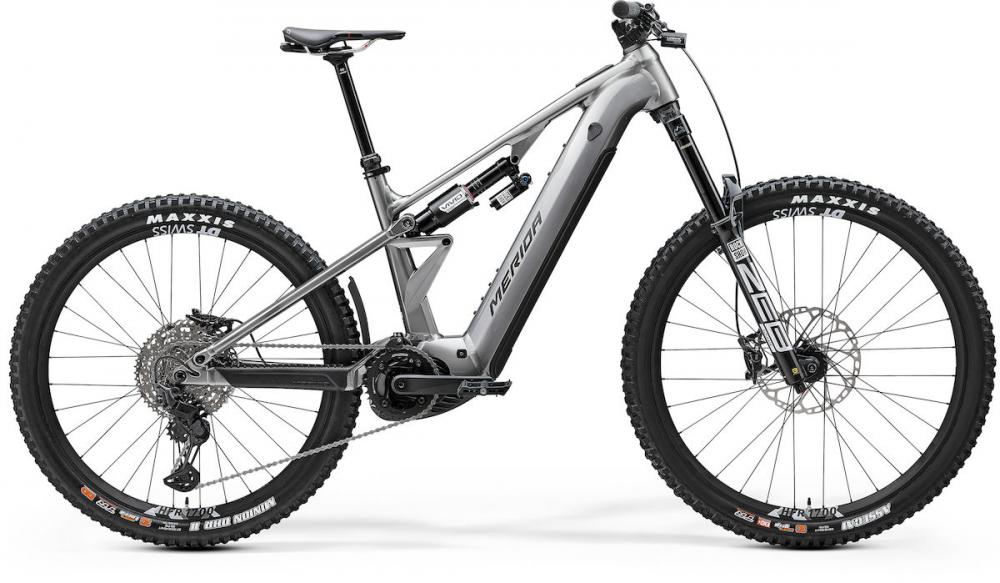 Merida eONE-EIGHTY 900 I1 glossy gunmetal M Grau - leistungsstarkes E-Mountainbike