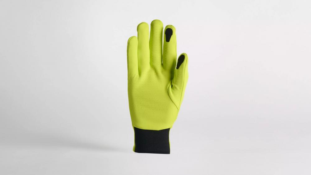 Specialized Softshell Thermal Handschuh LF Men Hyper Green XL - Warmer MTB Langfinger Winterhandschuh - Handschuh Langfinger