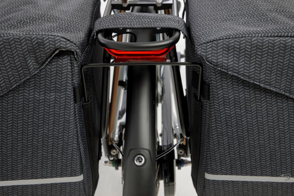 New Looxs Doppelpacktasche Mondi Joy Double Nima 2x18L Black - stilvolle Gepäckträger-Tasche
