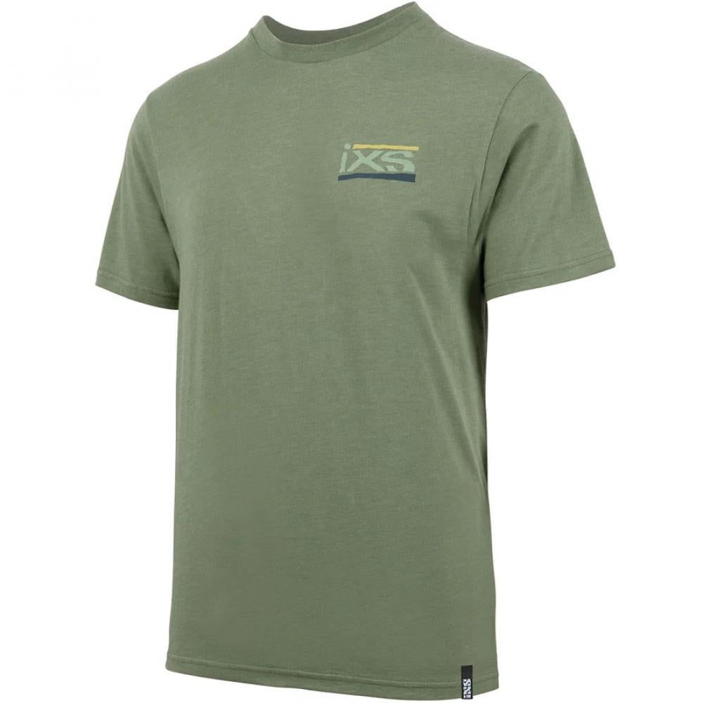 IXS Sports Division iXS Arch organic tee L Sage - lässiges Bio-Casualshirt für Alltag & Freizeit