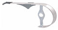 Hebie Kettenschutz Chainbar 1flügelig, silber poliert, verstellbar, für 44-48 Zähne.