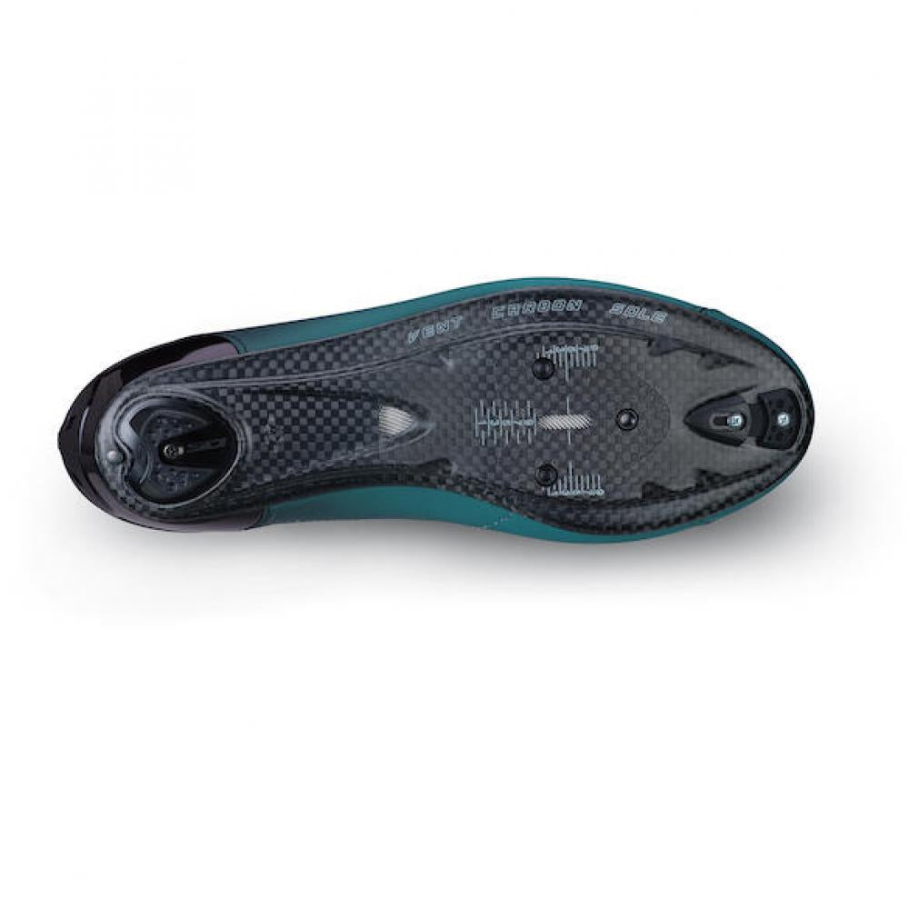 Sidi ROAD Sixty green/black 41.5 Grün/schwarz - leichter Rennradschuh mit Carbonsohle
