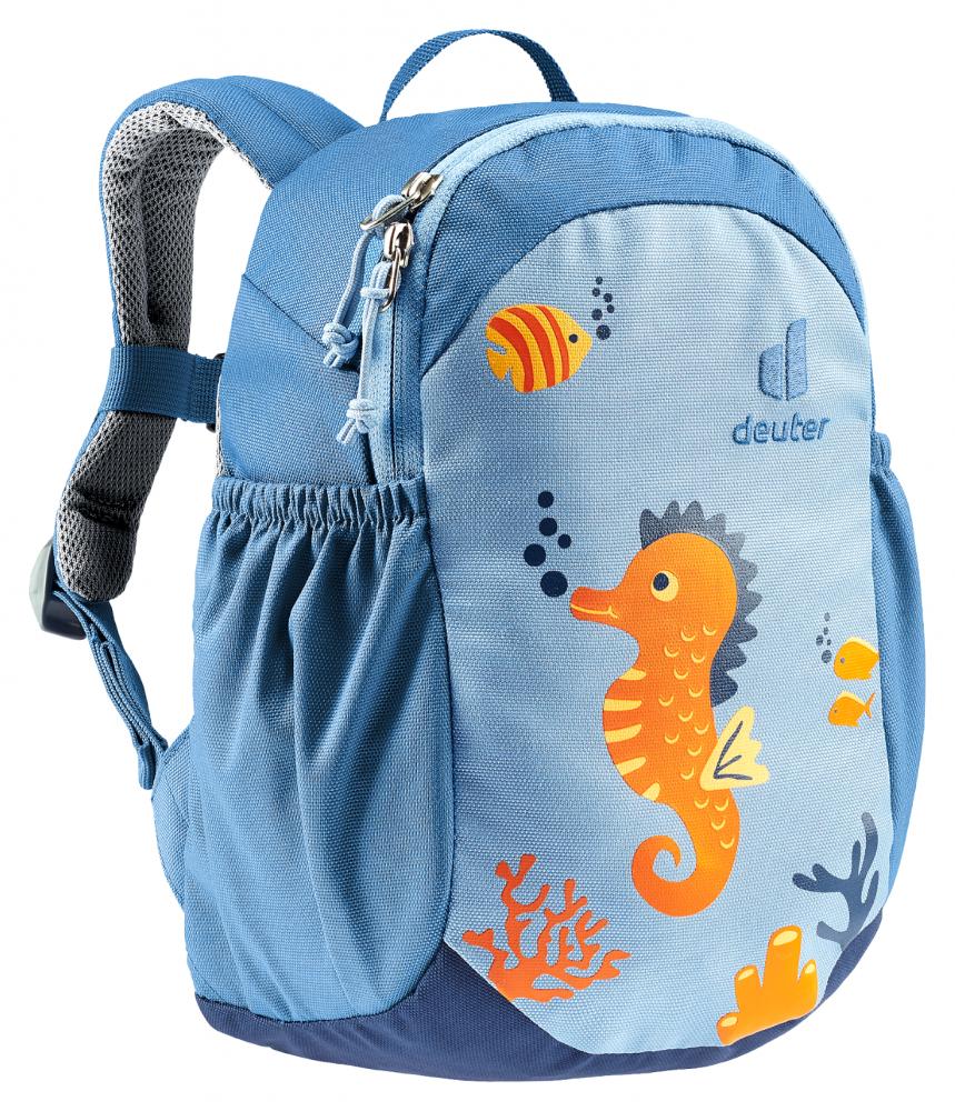 Deuter Pico Kinderrucksack 5 Liter Aqua-Wave - Leicht & bequem für Kinder ab 2 Jahren